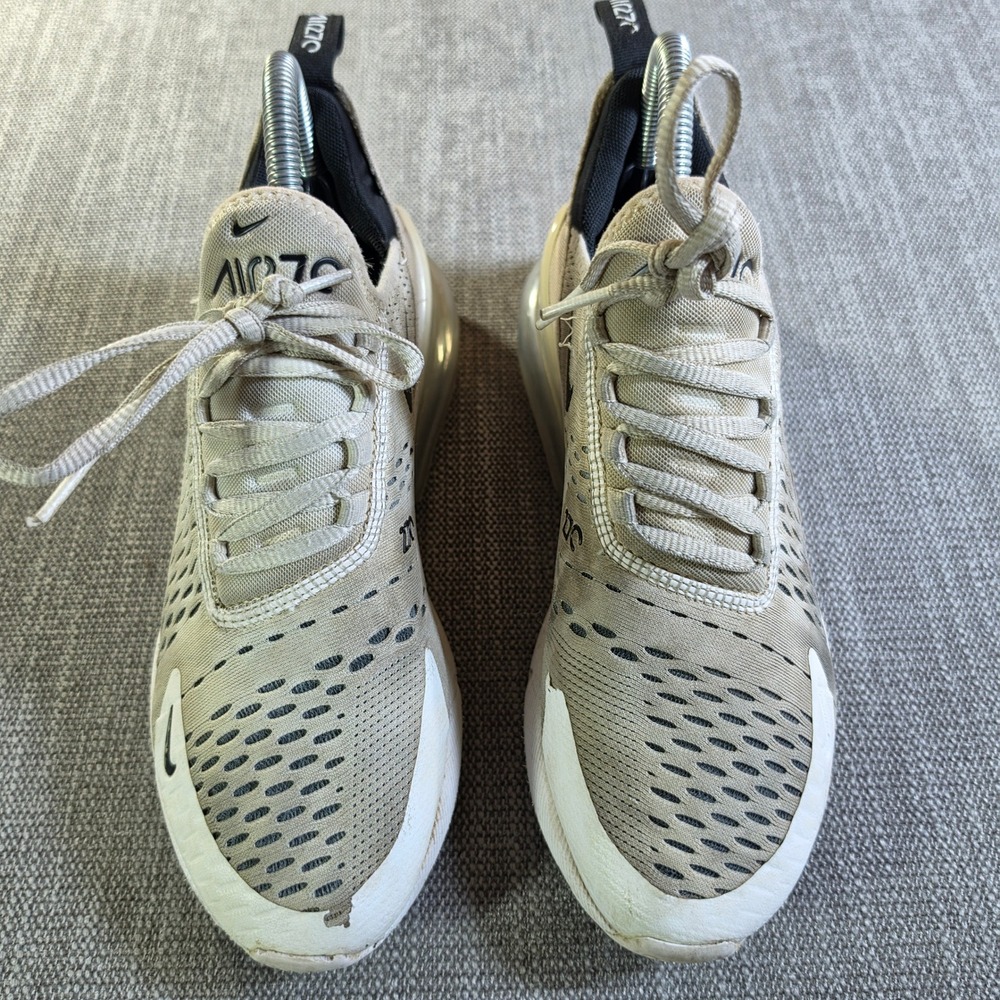 Nike Air Max 270 Sneakers Womens 7 Tan White AH6789-100 Running Shoes - Picture 2 of 7